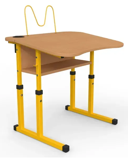 Стіл учнівський Оптіма №4-6 600х500 МФ Вересень